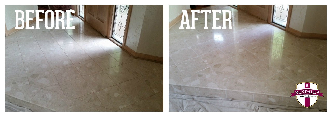 Stone Polishing and grout renewal